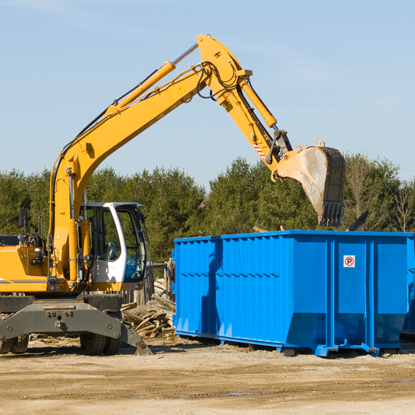 is there a minimum or maximum amount of waste i can put in a residential dumpster in Castle Creek NY